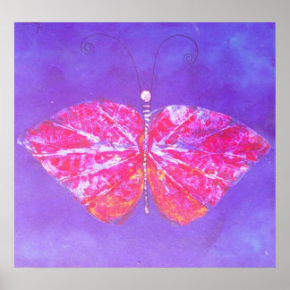vlinderdruk poster