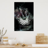 vlindereffect 2 (donkerder) poster (Keuken)