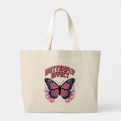 Vlindereffect Grote Tote Bag (Achterkant)