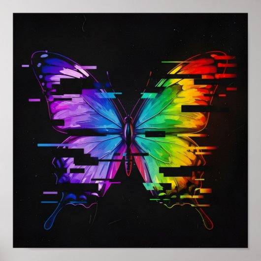 Vlindereffect Wandkunst  Poster (Voorkant)
