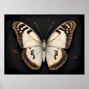  vlinderelegantie, tijdloze Natuur Poster