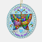 Vlinderen Hartjes Ornament (Links)