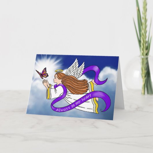 vlinderengel kaart (Voorkant)