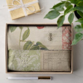  vlinderephemera en botanische ontvlechting tissuepapier (Geschenk)