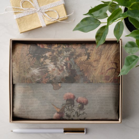 vlinderephemera tissuepapier (Geschenk)
