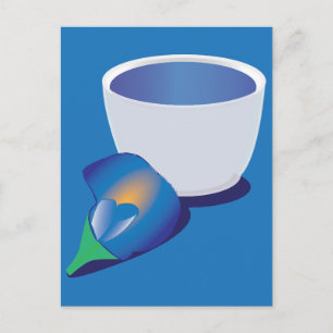 Vlindererwtenbloesemthee Briefkaart