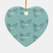 Vlinderexpressies Keramisch Ornament (Achterkant)