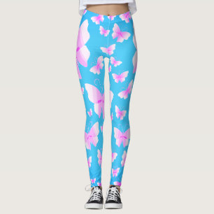 Vlinderfamilie van Roze Tinten Leggings