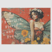 vlinderfee Inspirerend decoupage Tissuepapier (Voorkant)