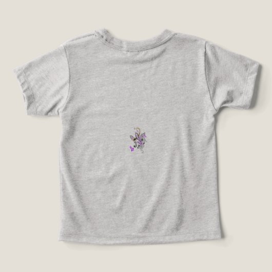 Vlinderfee Tattoo Vector –  bloemkunst (Design achterkant)