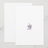 Vlinderfee Tattoo Vector –  bloemkunst Aankondiging (Voorkant / Achterkant)