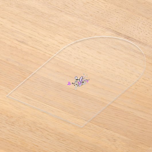 Vlinderfee Tattoo Vector –  bloemkunst Acryl Uitnodigingen (Laagn)