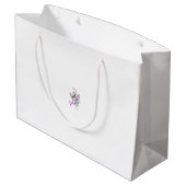 Vlinderfee Tattoo Vector –  bloemkunst Groot Cadeauzakje (Achterkant Gekanteld)