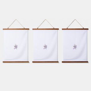 Vlinderfee Tattoo Vector –  bloemkunst Hangend Wandkleed