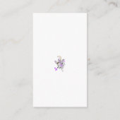 Vlinderfee Tattoo Vector –  bloemkunst Informatiekaartje (Achterkant)