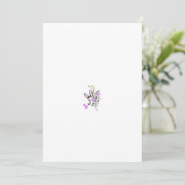 Vlinderfee Tattoo Vector –  bloemkunst Kaart