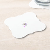 Vlinderfee Tattoo Vector –  bloemkunst Kartonnen Onderzetters (Gekanteld)