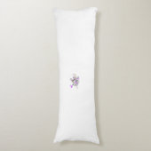 Vlinderfee Tattoo Vector –  bloemkunst Lichaamskussen (Voorkant Verticaal)