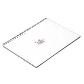 Vlinderfee Tattoo Vector –  bloemkunst Notitieboek (Linkerzijde)