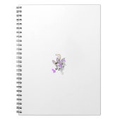 Vlinderfee Tattoo Vector –  bloemkunst Notitieboek (Voorkant)