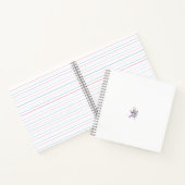 Vlinderfee Tattoo Vector –  bloemkunst Notitieboek (Binnen)