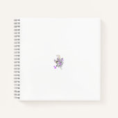 Vlinderfee Tattoo Vector –  bloemkunst Notitieboek (Voorkant)