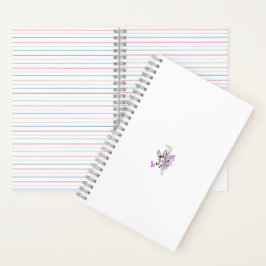 Vlinderfee Tattoo Vector –  bloemkunst Notitieboek