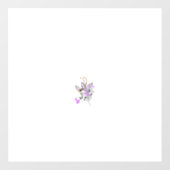 Vlinderfee Tattoo Vector –  bloemkunst Raamsticker (Vel)