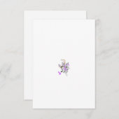 Vlinderfee Tattoo Vector –  bloemkunst Save The Date (Voorkant / Achterkant)