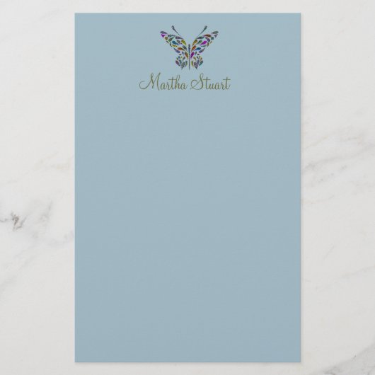 Vlinderfluisteringen VERANDEREN van kleur ~ briefp Briefpapier (Voorkant)