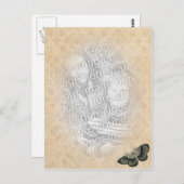 vlinderfotosjabloon briefkaart (Voorkant / Achterkant)