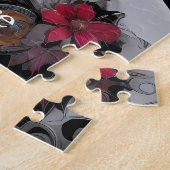 Vlindergevleugelde muze van de betoverde tuin legpuzzel (Zijkant)