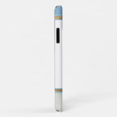 Vlindergrens (blauw) Case-Mate iPhone case (Achterkant/rechts)