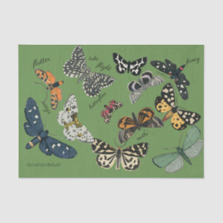 vlindergroen 18 lbs tissuepapier