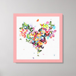 Vlinderhart - Canvas Print - SRF