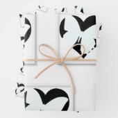 Vlinderhart Wit Inpakpapier Vel (In situ)