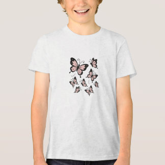 Vlinderhemd voor Meisjes Tri-Blend Shirt