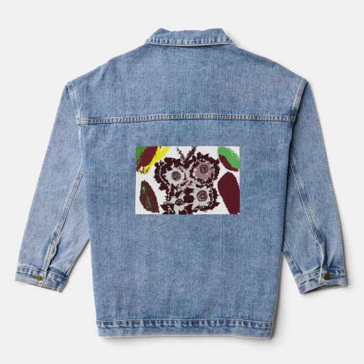 Vlinderherfst Denim Jacket (Achterkant)