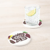 Vlinderherfst Zandsteen Onderzetter (Zijkant)