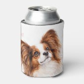 Vlinderhond Blikjeskoeler (Blikje Voorkant)