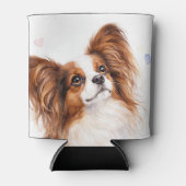 Vlinderhond Blikjeskoeler (Voorkant)