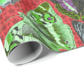 vlinderillustratie cadeaupapier (Rol Hoek)