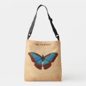 vlinderillustratie crossbody tas (Achterkant)