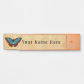  vlinderillustratie deurbordje (Voorkant)