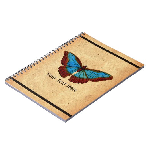 vlinderillustratie notitieboek (Linkerzijde)