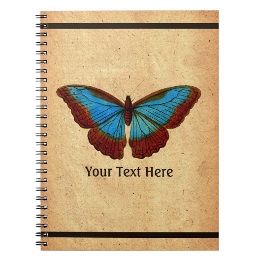  vlinderillustratie notitieboek (Voorkant)