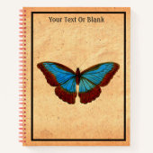  vlinderillustratie notitieboek (Voorkant)