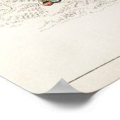 vlinderillustratie poster (Hoek)