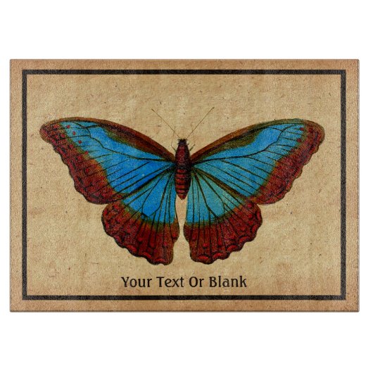  vlinderillustratie snijplank (Voorkant)