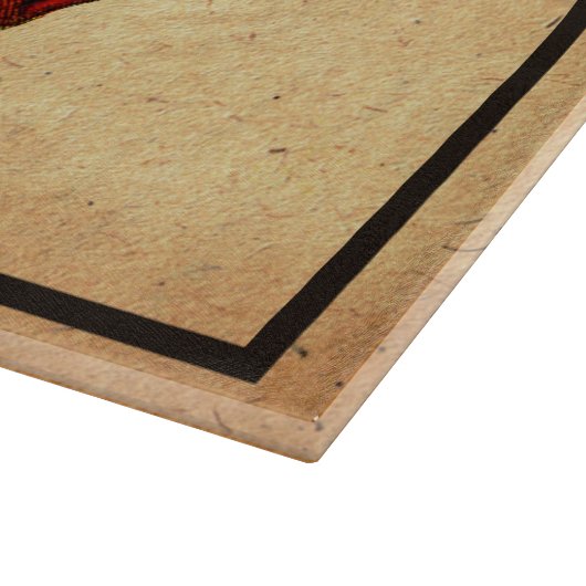  vlinderillustratie snijplank (Hoek)